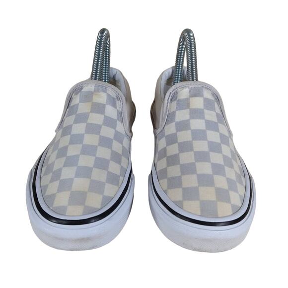 Vans Off The Wall - Checkboard - Sneakers- Cream/Gray - Women's - 6 - Picture 2 of 9